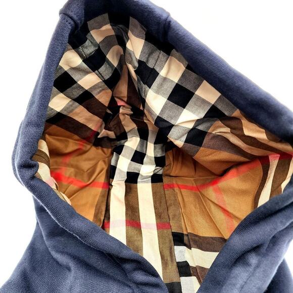 Burberry Hove Check Logo Hoodie Size XL NWT - Picture 9 of 16